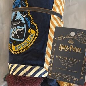 Pottery Barn Harry Potter Ravenclaw Table Throw - Blue and Gold
